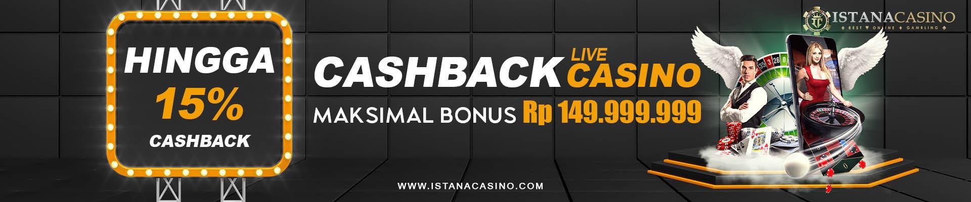 BONUS CASHBACK LIVE CASINO